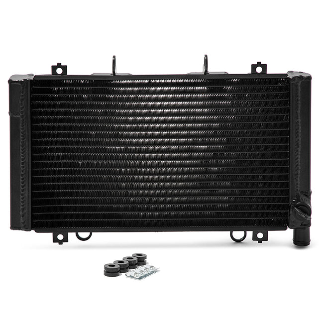 For Honda CBR400 NC23 1988-1989 Classic Supersport Black Aluminum Engine Radiator