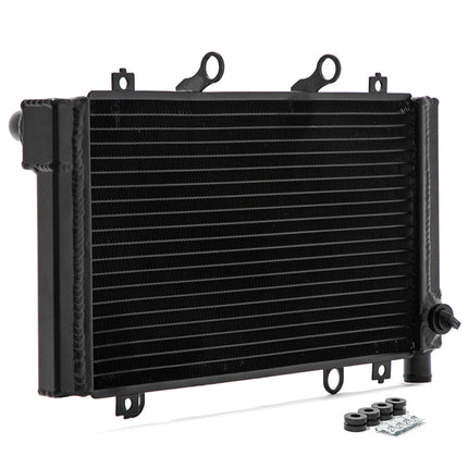 For Honda CBR400 NC23 1988-1989 Classic Supersport Black Aluminum Engine Radiator