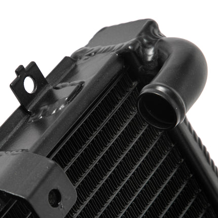 For Honda CBR400 NC23 1988-1989 Classic Supersport Black Aluminum Engine Radiator
