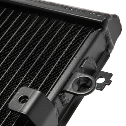 For Honda CBR400 NC23 1988-1989 Classic Supersport Black Aluminum Engine Radiator
