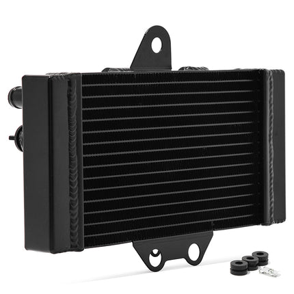 For Honda VTR250 V-Twin 1998-2008 Matte Black Aluminum Radiator Assembly