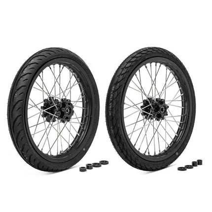 For Talaria MX5 Pro Supermoto 17" Front Rear Wheel Rims Hubs Tires Set