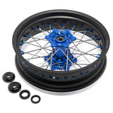 21" 17" Front 17" 19" Rear Spoked Wheel Rim Hub Set for Yamaha WR250F 2015-2019 / WR450F 2012-2018