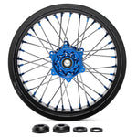 21" 17" Front 17" 19" Rear Spoked Wheel Rim Hub Set for Yamaha WR250F 2015-2019 / WR450F 2012-2018