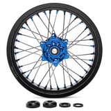 21" 17" Front 17" 19" Rear Spoked Wheel Rim Hub Set for Yamaha WR250F 2015-2019 / WR450F 2012-2018