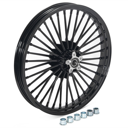 For Harley Davidson Softail Heritage / Fat Boy / Slim / Deuce / Deluxe 21×2.15 Aluminum Fat Spoke Front Wheel Rim