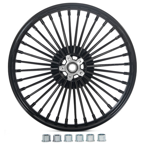 For Harley Davidson Softail Heritage / Deuce / Deluxe 21*2.15 Aluminum Fat Spoke Front Wheel Rim