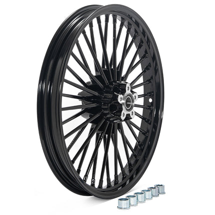 For Harley Davidson Softail Heritage / Fat Boy / Slim / Deuce / Deluxe 21×2.15 Aluminum Fat Spoke Front Wheel Rim