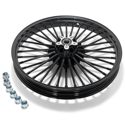 For Harley Davidson Softail Heritage / Fat Boy / Slim / Deuce / Deluxe 21×2.15 Aluminum Fat Spoke Front Wheel Rim