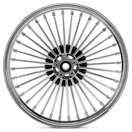 Front Rear Dual Disc Fat Spoke Wheels for Harley Softail Standard / Custom / Night Train / Springer 2000-2010