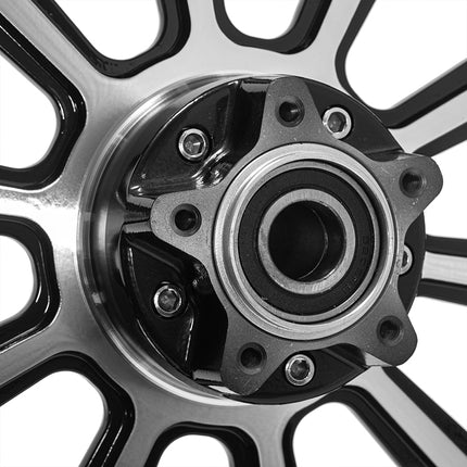 For Harley Softail Heritage Fatboy Deluxe Deuce Slim Standard Custom Springer Night Train 21×2.15 / 16×3.5 Front Wheel Rim Hub