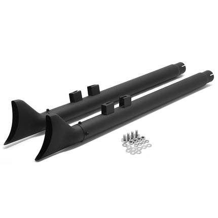For Harley Davidson Touring Electra Glide / Street Glide / Road Glide / Road King / Tour Glide 1995-2016 Fishtail Slip on Muffler Exhaust Pipes