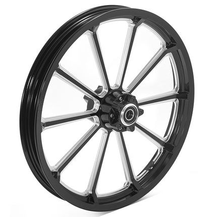 For Harley Softail Heritage Fatboy Deluxe Deuce Slim Standard Custom Springer Night Train 21×2.15 / 16×3.5 Front Wheel Rim Hub