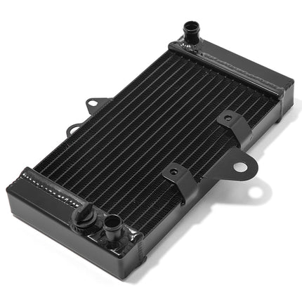 For Honda VTR250 V-Twin 1998-2008 Matte Black Aluminum Radiator Assembly