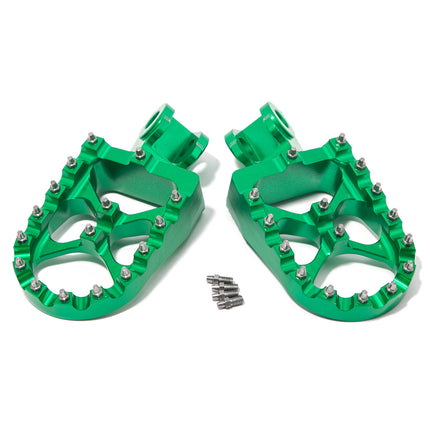 For Kawasaki KX65 / KX80 / KX85 / KX100 / KX112 1998-2025 Footpegs Footrest Pedals
