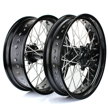 For Stark Varg Alpha 80HP / (Standard) 60HP All Aluminum Front Rear Spoke Wheel Rim Hub Set