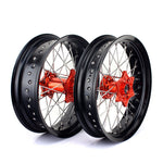 For Stark Varg Alpha 80HP / (Standard) 60HP All Aluminum Front Rear Spoke Wheel Rim Hub Set