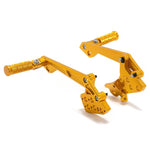 For Sur-Ron Light Bee X / Talaria Sting MX5 Pro / Segway X260 / 79Bike Falcon M Front Rear Foot Peg Pedal Bracket Set