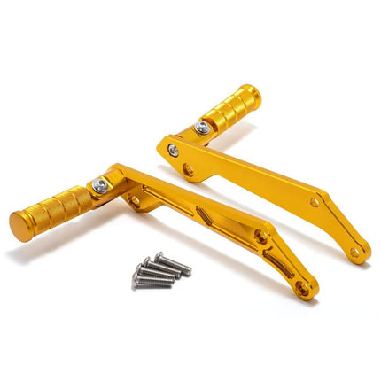 For Sur-Ron Light Bee X / Segway X260 / 79Bike Falcon M Front Rear Foot Peg Pedal Bracket Set