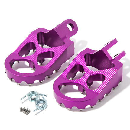For Kawasaki KLX400R 2003-2004 / Suzuki RM125 RM250 1991-2002 / RMX250 1989-1996 Foot Pegs Footpegs Footrest Pedals