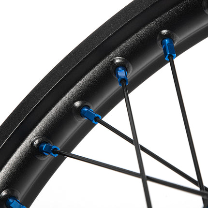 For Suzuki RM80 1990-2001 / RM85 2002-2024 / Yamaha YZ-80 YZ80 1990-2001 / YZ-85 YZ85 2002-2026 Front & Rear Spoked Wheel Rim Hub Set