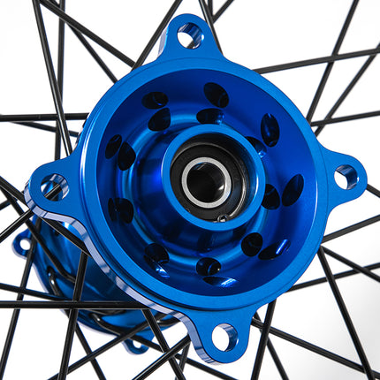 For Suzuki RM80 1990-2001 / RM85 2002-2024 / Yamaha YZ-80 YZ80 1990-2001 / YZ-85 YZ85 2002-2026 Front & Rear Spoked Wheel Rim Hub Set
