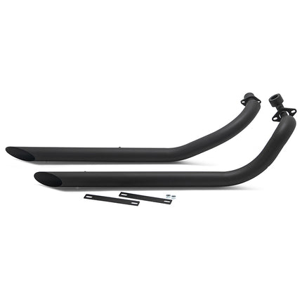 For Yamaha XVS650 V Star 650 Dragstar 650 / XVS400 V Star 400 Dragstar 400 Exhaust System Muffler Pipes With Silencer