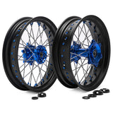 17" 21" Front 17" 18" Rear Spoked Wheel Rim Hub Set for Yamaha YZ250FX 2015-2025 / YZ450FX 2016-2025 / WR250F 2020-2025 / WR450F 2019-2025