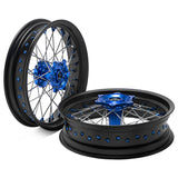 17" 21" Front 17" 18" Rear Spoked Wheel Rim Hub Set for Yamaha YZ250FX 2015-2025 / YZ450FX 2016-2025 / WR250F 2020-2025 / WR450F 2019-2025