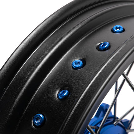 17" 21" Front 17" 18" Rear Spoked Wheel Rim Hub Set for Yamaha YZ250FX 2015-2025 / YZ450FX 2016-2025 / WR250F 2020-2025 / WR450F 2019-2025