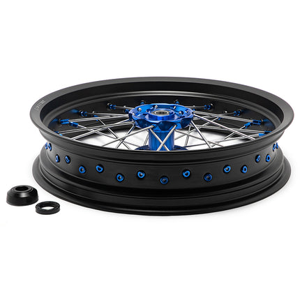 17" 21" Front 17" 18" Rear Spoked Wheel Rim Hub Set for Yamaha YZ250FX 2015-2025 / YZ450FX 2016-2025 / WR250F 2020-2025 / WR450F 2019-2025