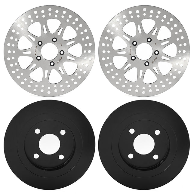 For Harley Davidson Trike FLHTCUTG Tri Glide Ultra 2014-2021 / FLRT Freewheeler 2015-2021 Front / Rear Brake Disc Rotors