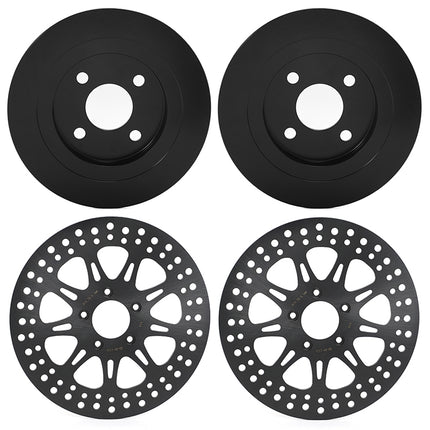 For Harley Davidson Trike FLHTCUTG Tri Glide Ultra 2014-2021 / FLRT Freewheeler 2015-2021 Front / Rear Brake Disc Rotors