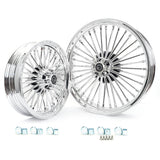 Front Rear Dual Disc Fat Spoke Wheels for Harley Softail Cross Bones / Sport Glide / FXDR 2008-and up