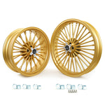 Front Rear Dual Disc Fat Spoke Wheels for Harley Softail Cross Bones / Sport Glide / FXDR 2008-and up