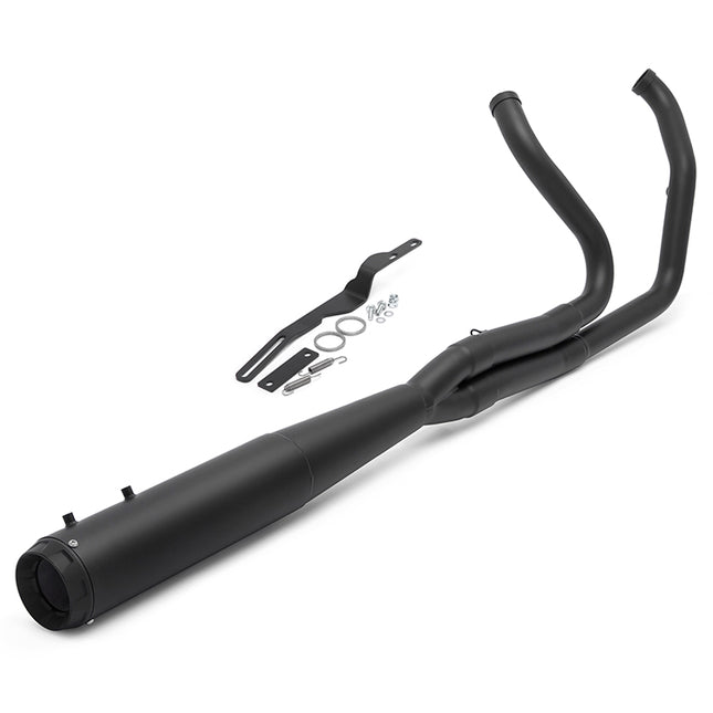 For Harley Davidson Milwaukee Eight M8 Touring 2017-Up 2 into 1 Full Length Mufflers Exhaust Pipes