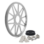 Kit 2 (Front 28T+Rear 94T) / Silver