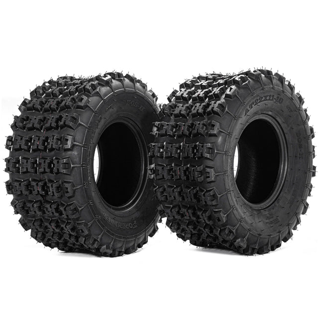 2pcs 22x11-10 ATV Tires 6Ply All Terrain