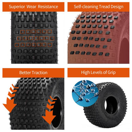 2pcs / 4pcs 25X12-9 4Ply ATV / UTV All-Terrain Tires
