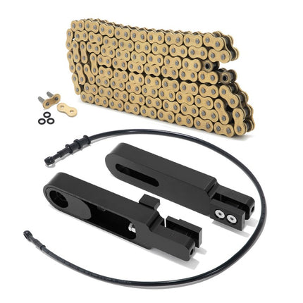 For Honda CBR650R 2019-2024 6-9 Inch Swingarm Extensions Brake Line Chain Remover Kit