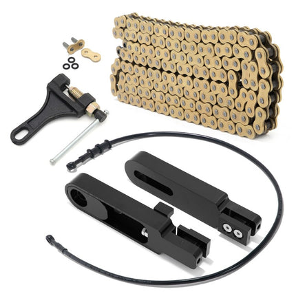 For Honda CBR650R 2019-2024 6-9 Inch Swingarm Extensions Brake Line Chain Remover Kit