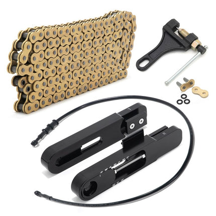 For KTM 690 SMC R / Enduro 08-22 / Husqvarna 701 Supermoto 16-22 4.5-9 Inch Swingarm Extensions Brake Line Chain Remover Kit