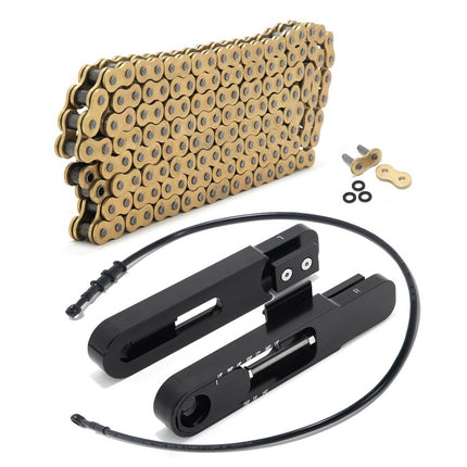 For KTM 690 SMC R / Enduro 08-22 / Husqvarna 701 Supermoto 16-22 4.5-9 Inch Swingarm Extensions Brake Line Chain Remover Kit