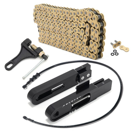 For KTM 690 Duke 2008-2021 4.5-9 Inch Swingarm Extensions Brake Line Chain Remover Kit