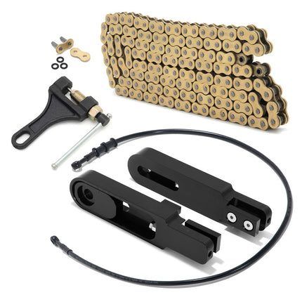 For Kawasaki ZX10R 2004-2005 2008-2010 6-9 Inch Swingarm Extensions Brake Line Chain Remover Kit