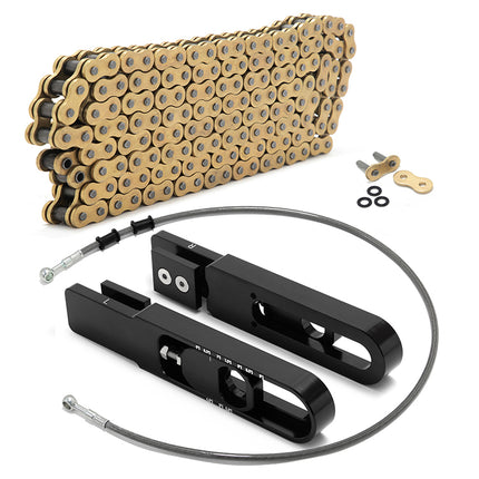 For Suzuki GSX 1300R Hayabusa 1999-2007 Swing Arm Extensions Brake Line Chain Remover Kit