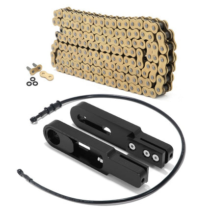 For Yamaha FZ-09 2014-2017 / MT-09 FJ-09 XSR900 2014-2020 6-9 Inch Swingarm Extensions Brake Line Chain Remover Kit