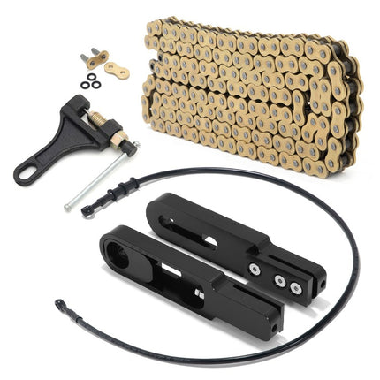 For Yamaha FZ-09 2014-2017 / MT-09 FJ-09 XSR900 2014-2020 6-9 Inch Swingarm Extensions Brake Line Chain Remover Kit