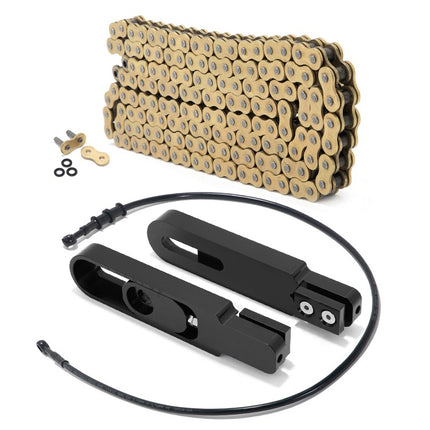 For Kawasaki Z900 2020-2024 6-9 Inch Swingarm Extensions Brake Line Chain Remover Kit