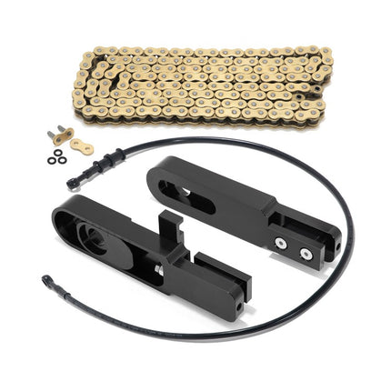 For Suzuki GSXR600 / GSXR750 2006-2009 6-9 Inch Swingarm Extensions Brake Line Chain Remover Kit